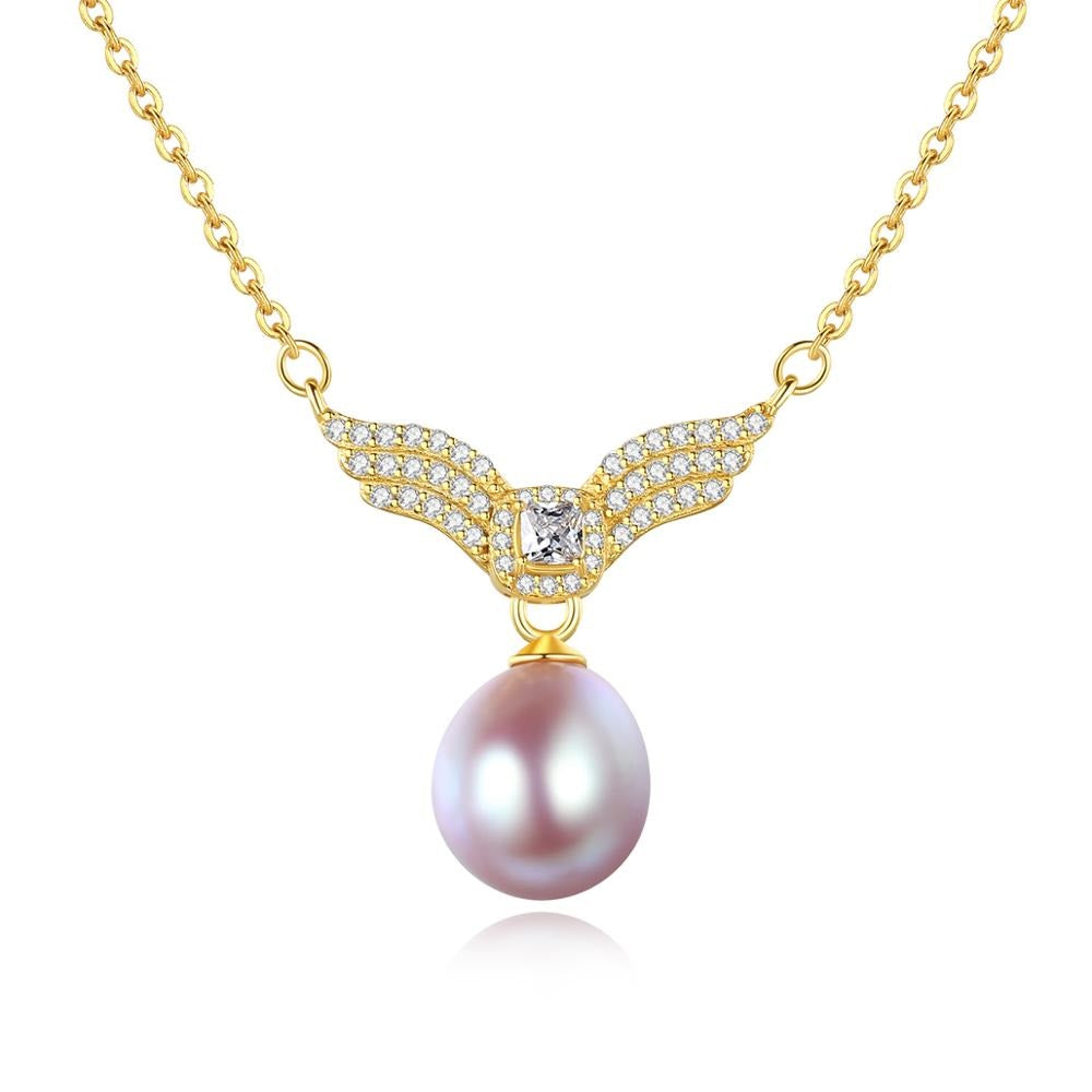 Women 925 Sterling Silver Freshwater Pearls Necklace Fine Jewelry
