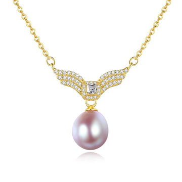 Women 925 Sterling Silver Freshwater Pearls Necklace Fine Jewelry